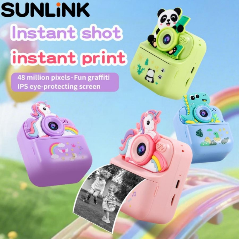 Photo Printer - 1 adet çocuk anında kamera video