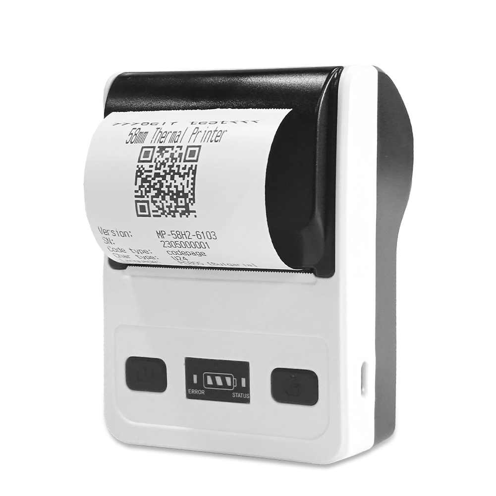 Receipt Printer - Mini Bluetooth Termal Fiş Yazıcısı 58mm