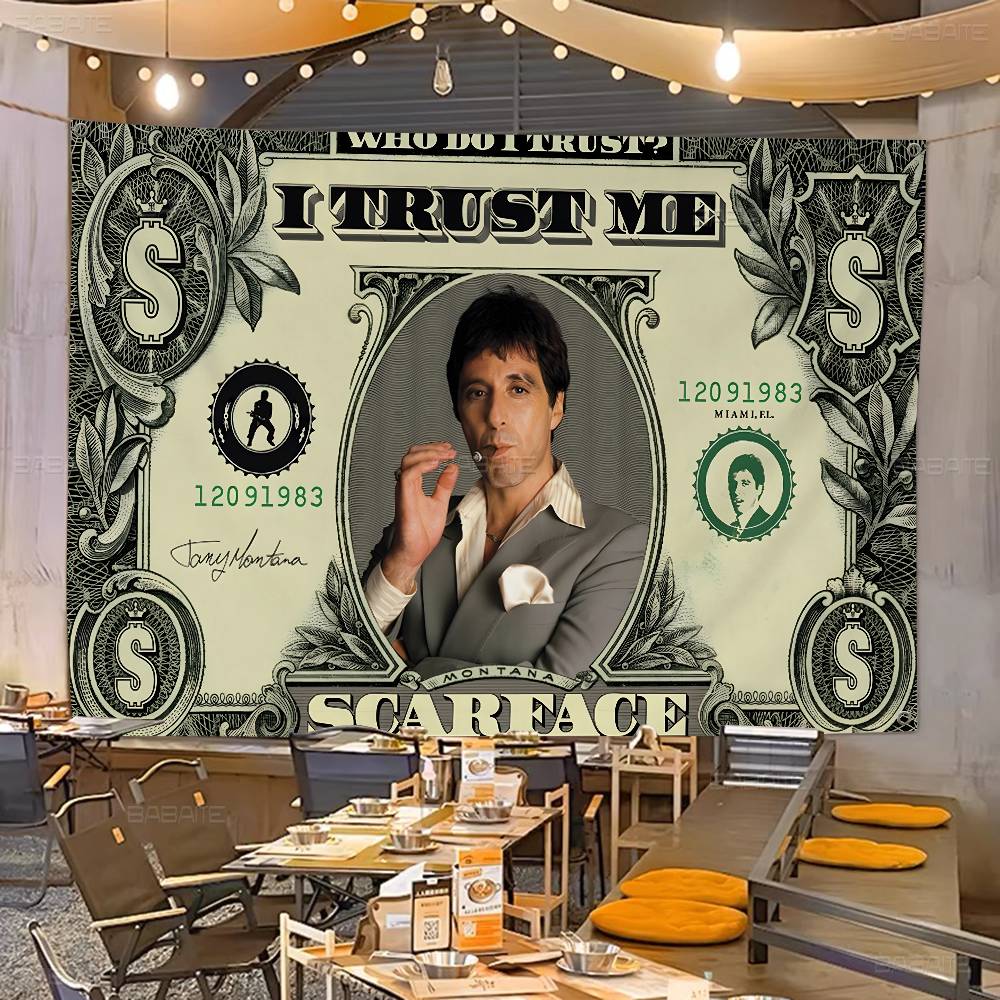 Commercial Printing Company - Retro S-Scarface Gelişmiş Baskı Ticari Reklam