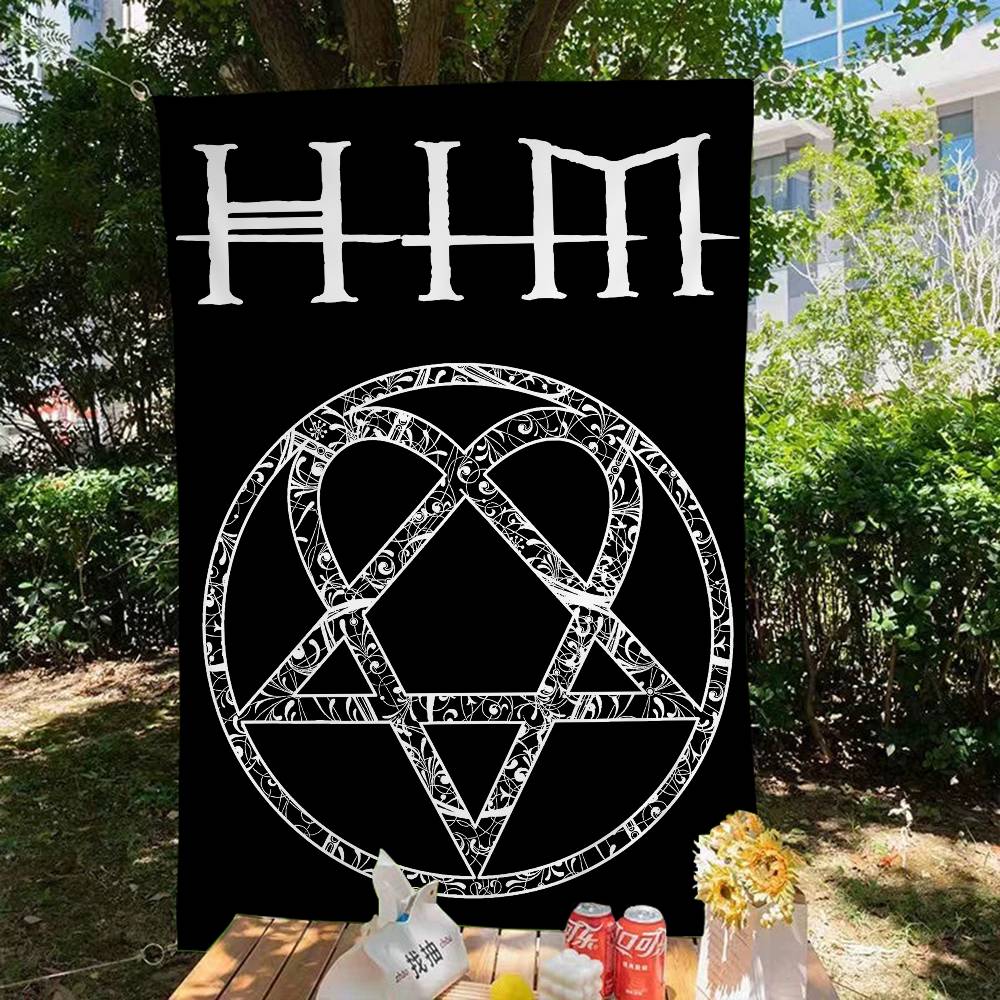 Commercial Printing Company - Rock H-HIM Band Gelişmiş Baskı Ticari
