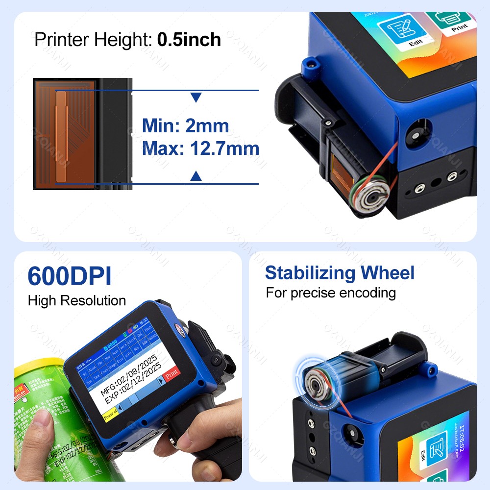 12.7mm Etiket Mürekkep Püskürt - Label Maker incelemesi ve fiyatı
