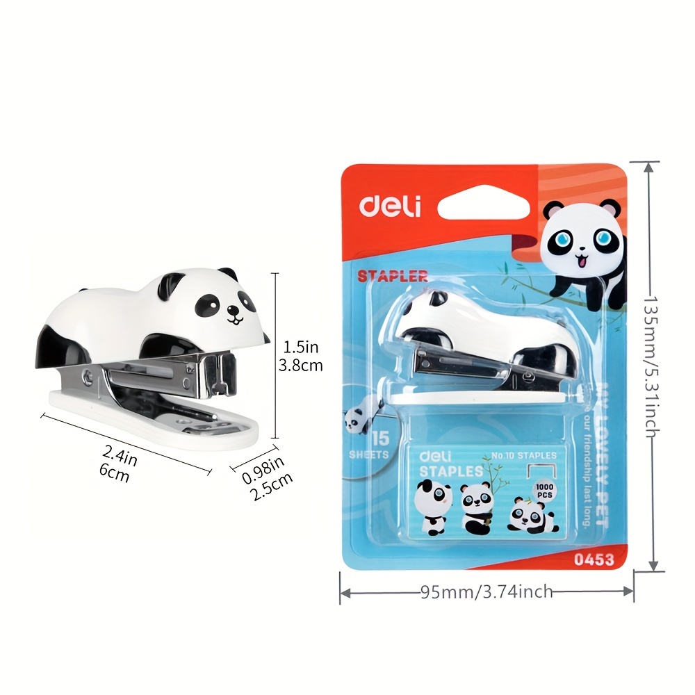 DELI Karikatür Mini Zımba Seti - Stapler Heavy Duty incelemesi ve fiyatı